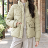 Pomeline-Rose Quilted Jacket - Khaki