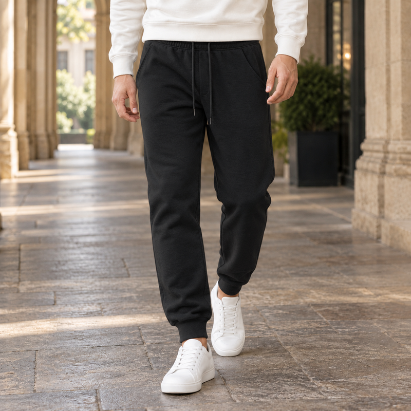 Dorian Relaxed Joggers - Black