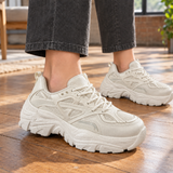 Faenza-Lago Chunky Sneakers - Creamy-white