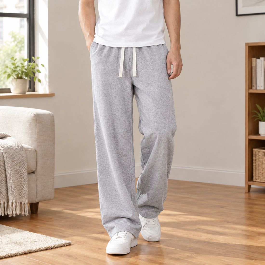Merrick Wide Leg Pants - Gray