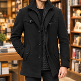 Wyatt Wool Coat - Black