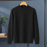 Valentin Mock Neck Sweater - Black