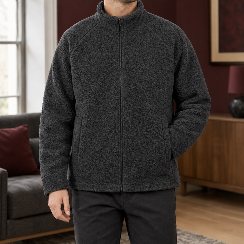 Blake Fleece Jacket - Dark Gray