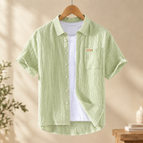 Florian Linen Shirt - Light Green