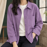 Paula Relaxed Overshirt - Purple
