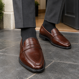 Rovelli Penny Loafers - Brown