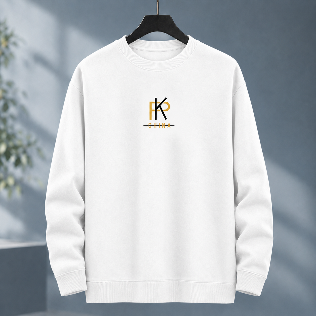 Blake Crew Neck Sweatshirt - White
