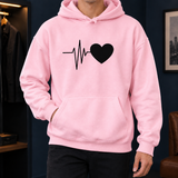 Oliver Heartbeat Hoodie - Pink