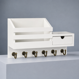 Florian Wood Key Organizer - White