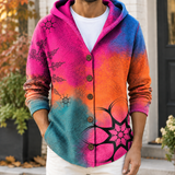 Florian Hooded Cardigan - Fuchsia