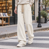 Austin Wide Leg Pants - Apricot