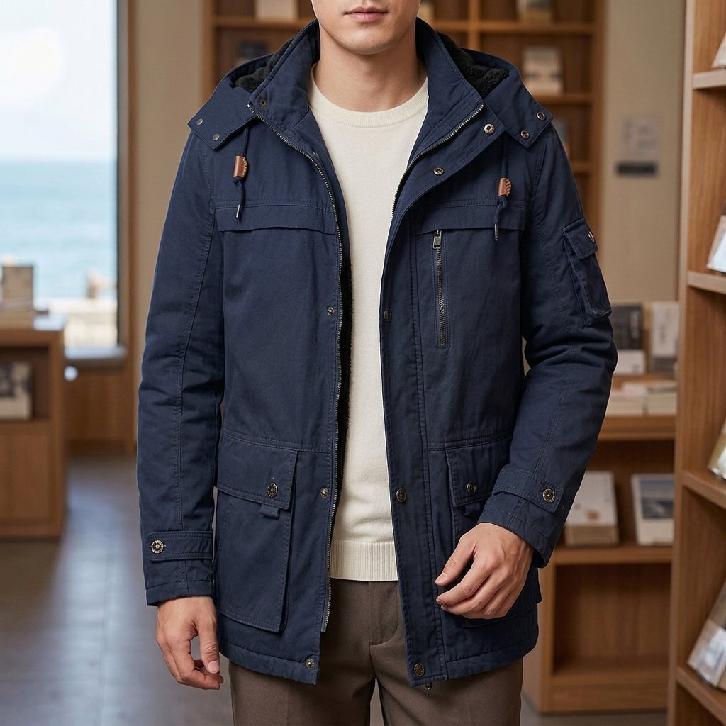 Sullivan Utility Jacket - Navy Blue