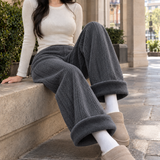 Sylvaine-Faye Wide Leg Pants - Dark Gray