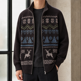 Florian Fair Isle Jacket - Brown