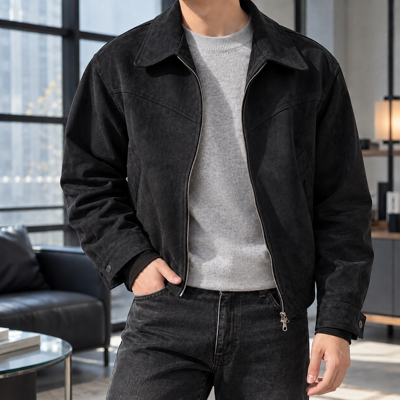 Magnus Zip Jacket - Black