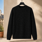 Donatien Speckled Sweater - Black