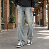 Caleb Straight Jeans - Blue