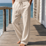Florian Drawstring Pants - Beige