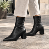 Aldobrandi Pointed Ankle Boots - Black
