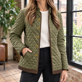 Lavinia-Rose Quilted Jacket - Army Green