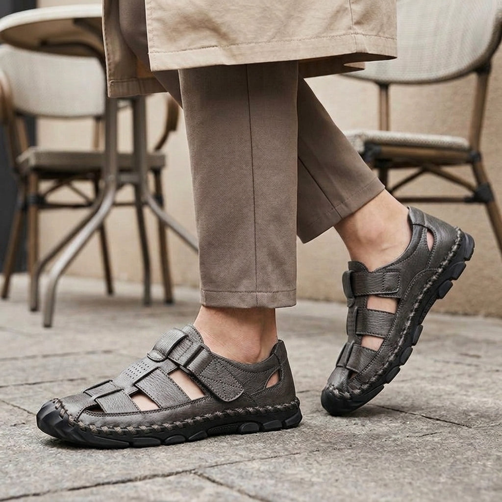 Matteo Fisherman Sandals - Gris