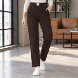 Kara-Lane Straight Leg Pants - Dark Brown
