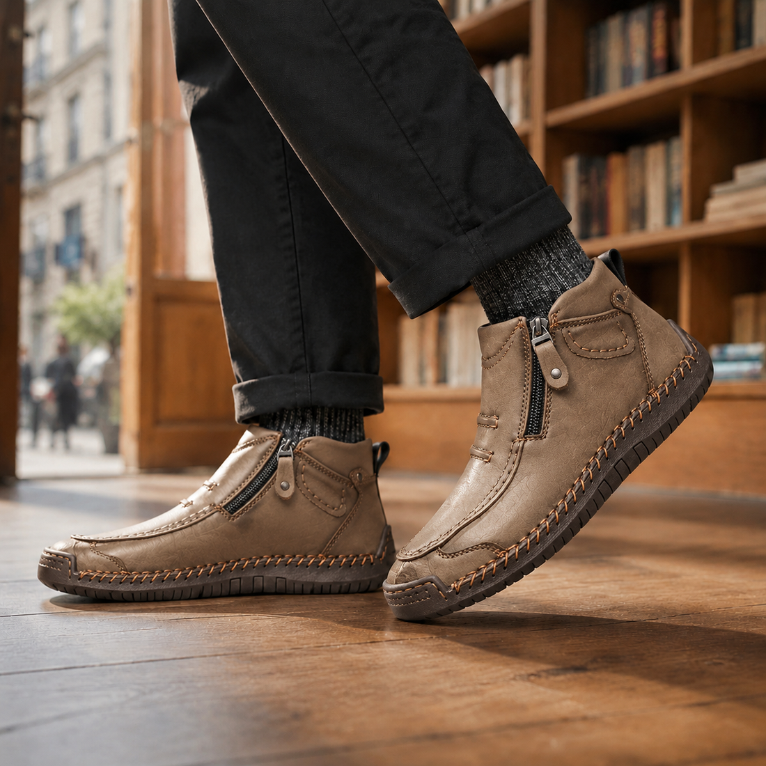 Pescara Orthopedic Boots - Khaki