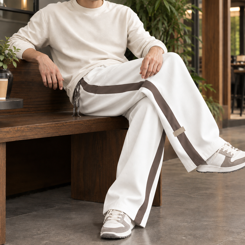 Austin Straight Leg Pants - White