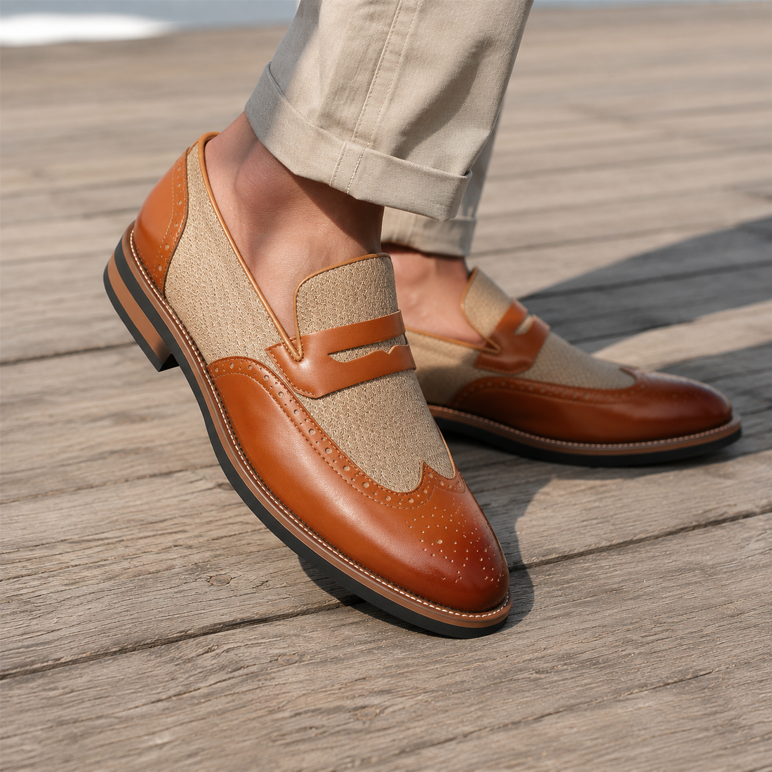 Parma Leather Loafers - Brown