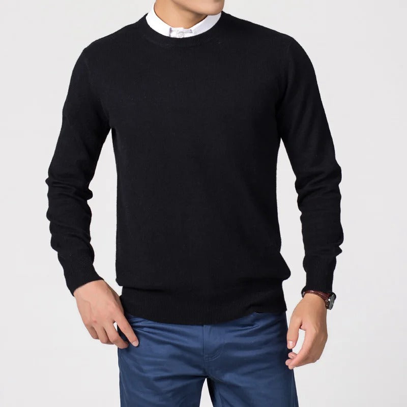 Messina Crewneck Sweater - Black