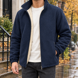Florian Cashmere Jacket - Dark Blue