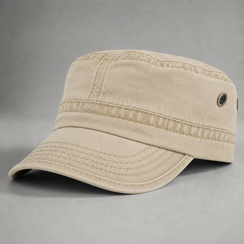 Thatcher Vintage Cadet Cap - Beige
