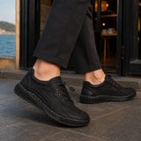 Bargello Lace-Up Shoes - Black