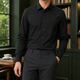 Roland Slim Shirt - Black