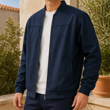 Simeon Bomber Jacket - Dark Blue