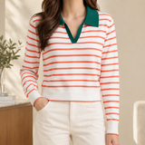 Reece Polo Top - Orange