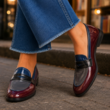 Trevisan Colorblock Loafers - Blue