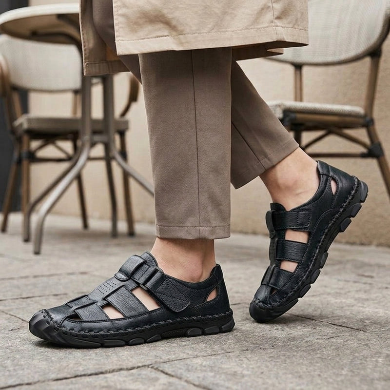 Matteo Fisherman Sandals - Noir