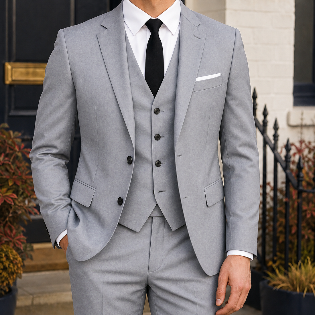 Knox Tailored Set - Gray