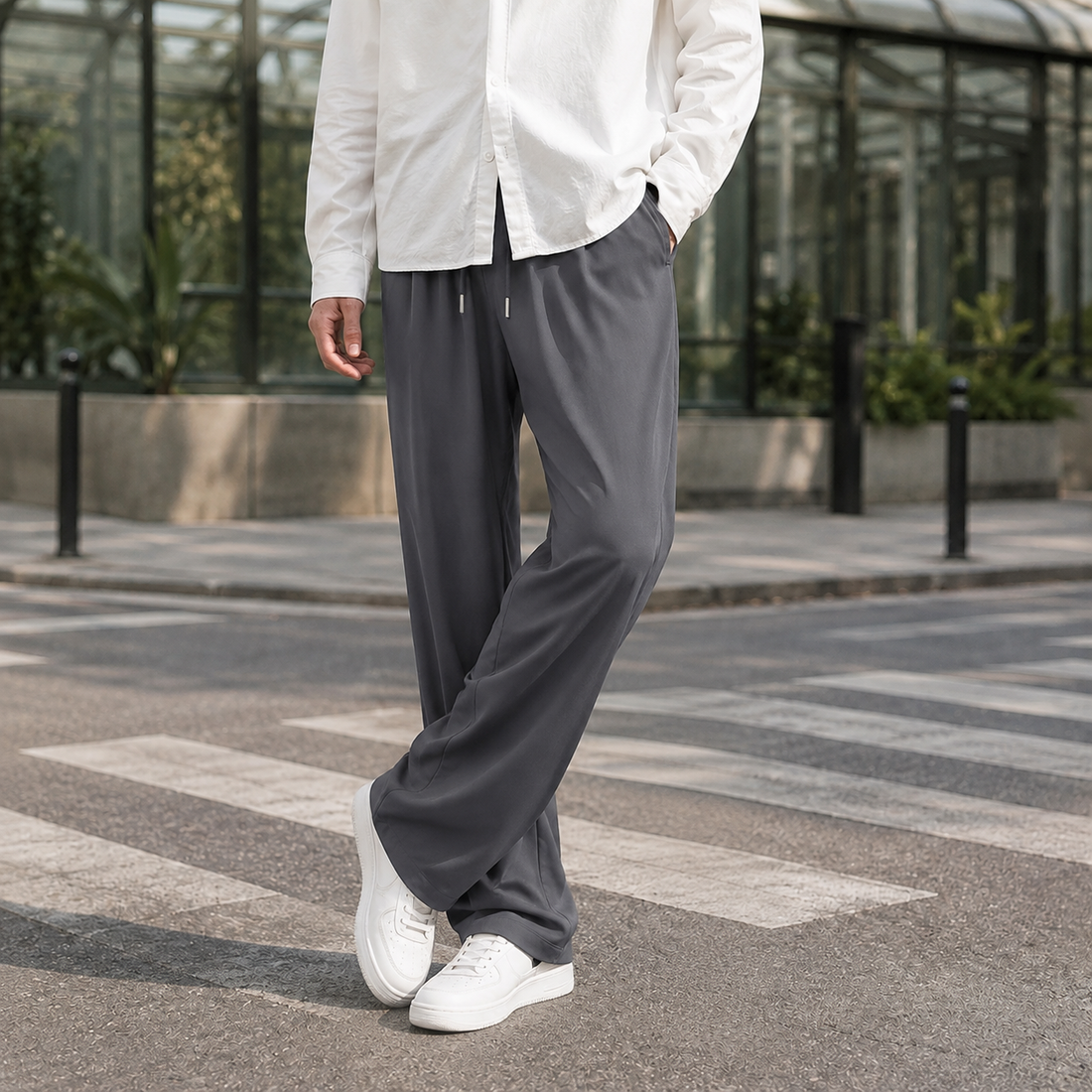 Sylvester Relaxed Pants - Dark Gray
