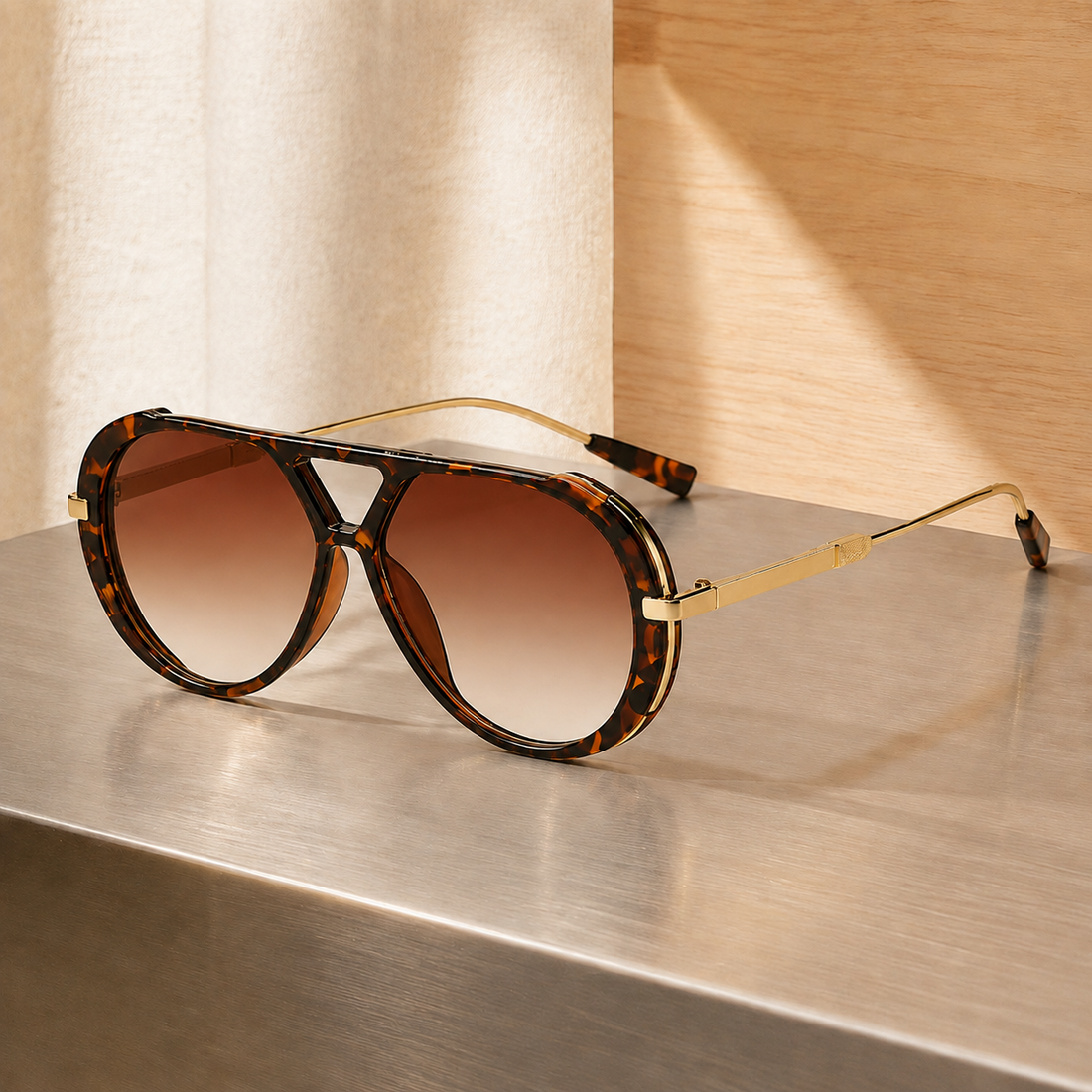 Desmond Retro Sunglasses - Marrón