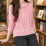 Aiglon Merino Hoodie - Pink
