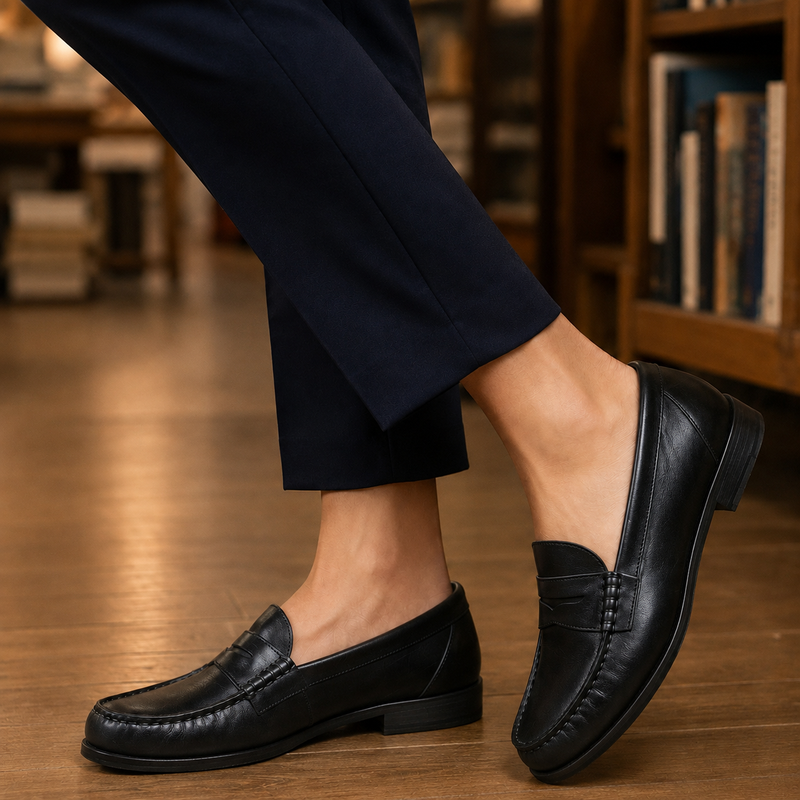Cabrini Leather Loafers - Black