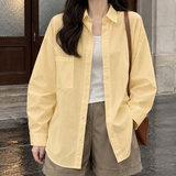 Sarah Relaxed Shirt - Yellow