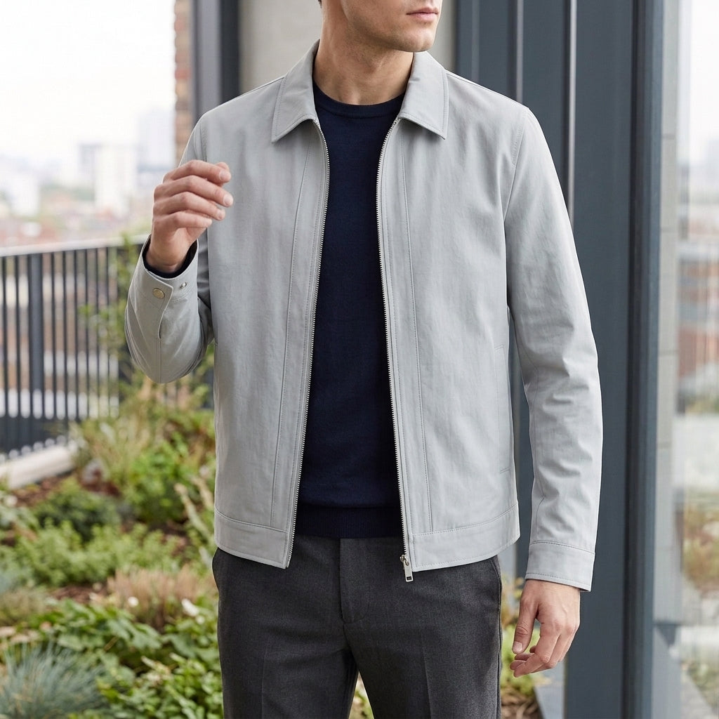 Dorian Zip Jacket - Gray