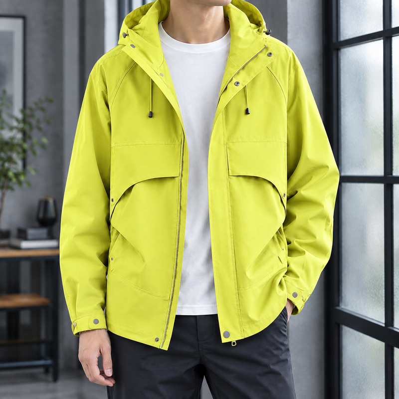Magnus Utility Jacket - Fluorescent Yellow