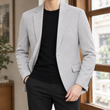 Ancel Slim Fit Blazer - Light Gray Single West