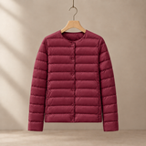 Letitia Quilted Jacket - Wine Red