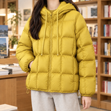 Ines-Mae Quilted Jacket - Lemon Yellow