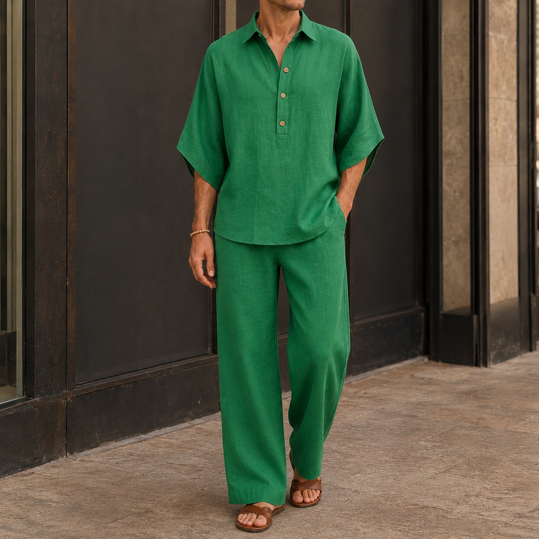 Damian Batwing Set - Green